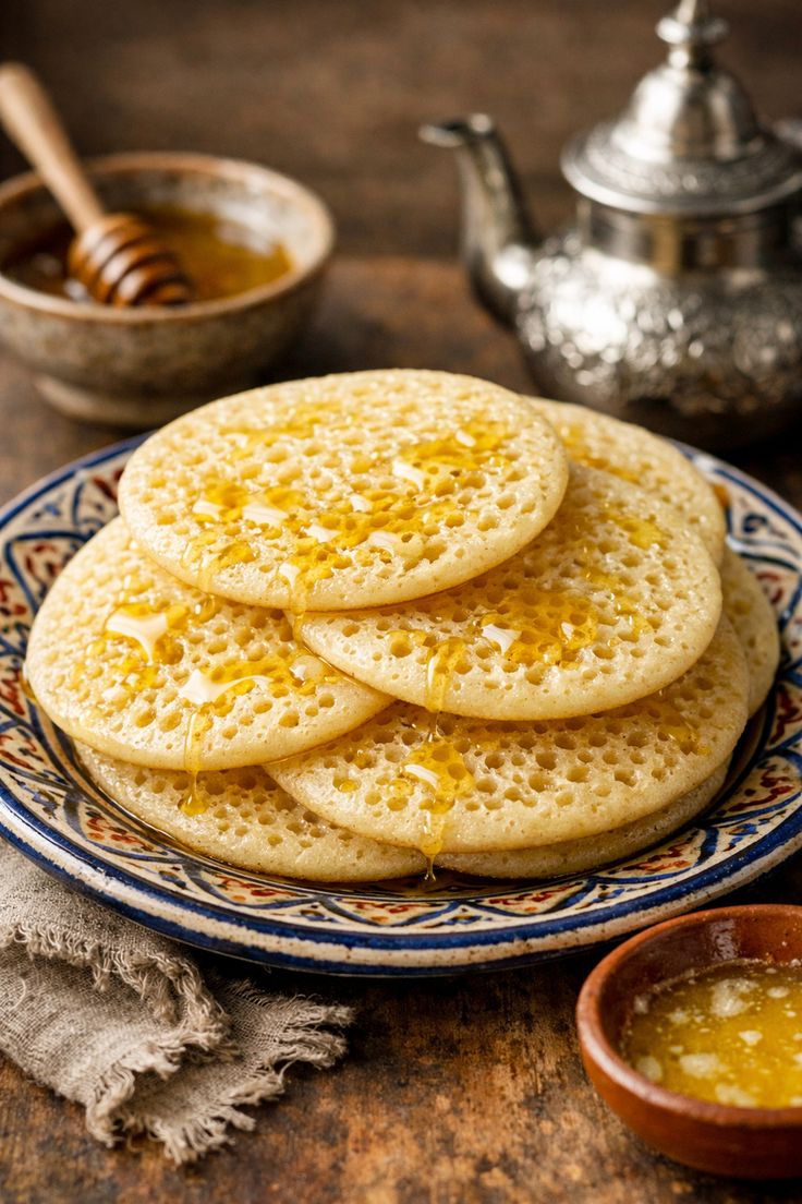 Easy Baghrir for Beginners: Honey-Soaked Moroccan Pancakes