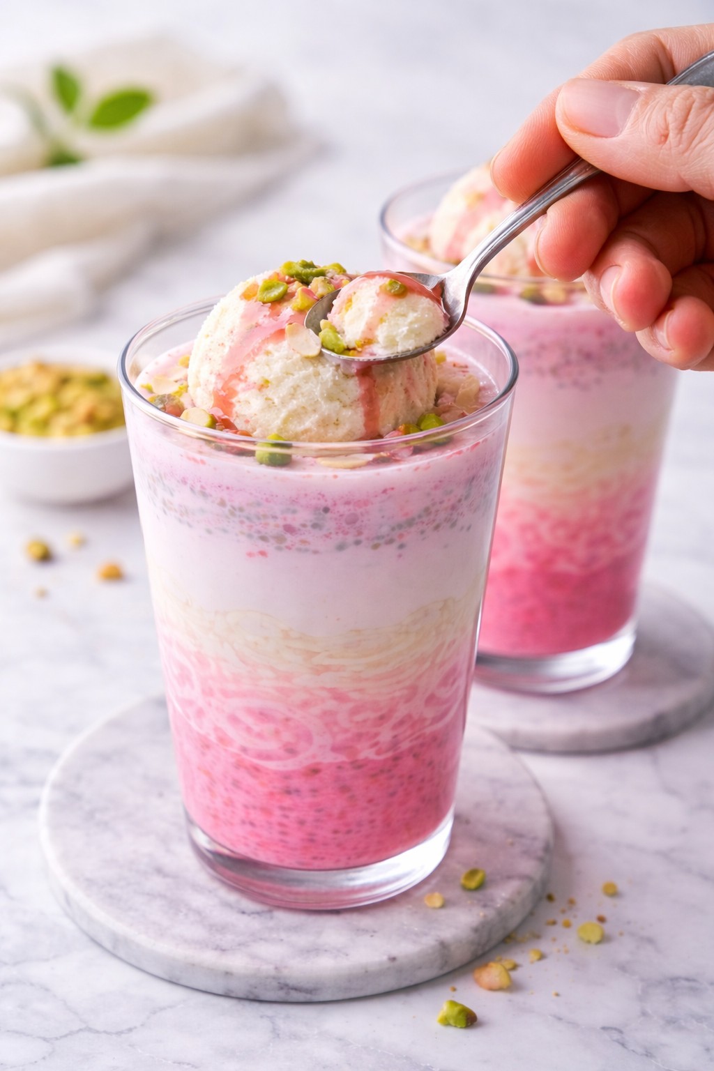 Falooda Milkshake Made Easy: Creamy Layers, Rose Magic