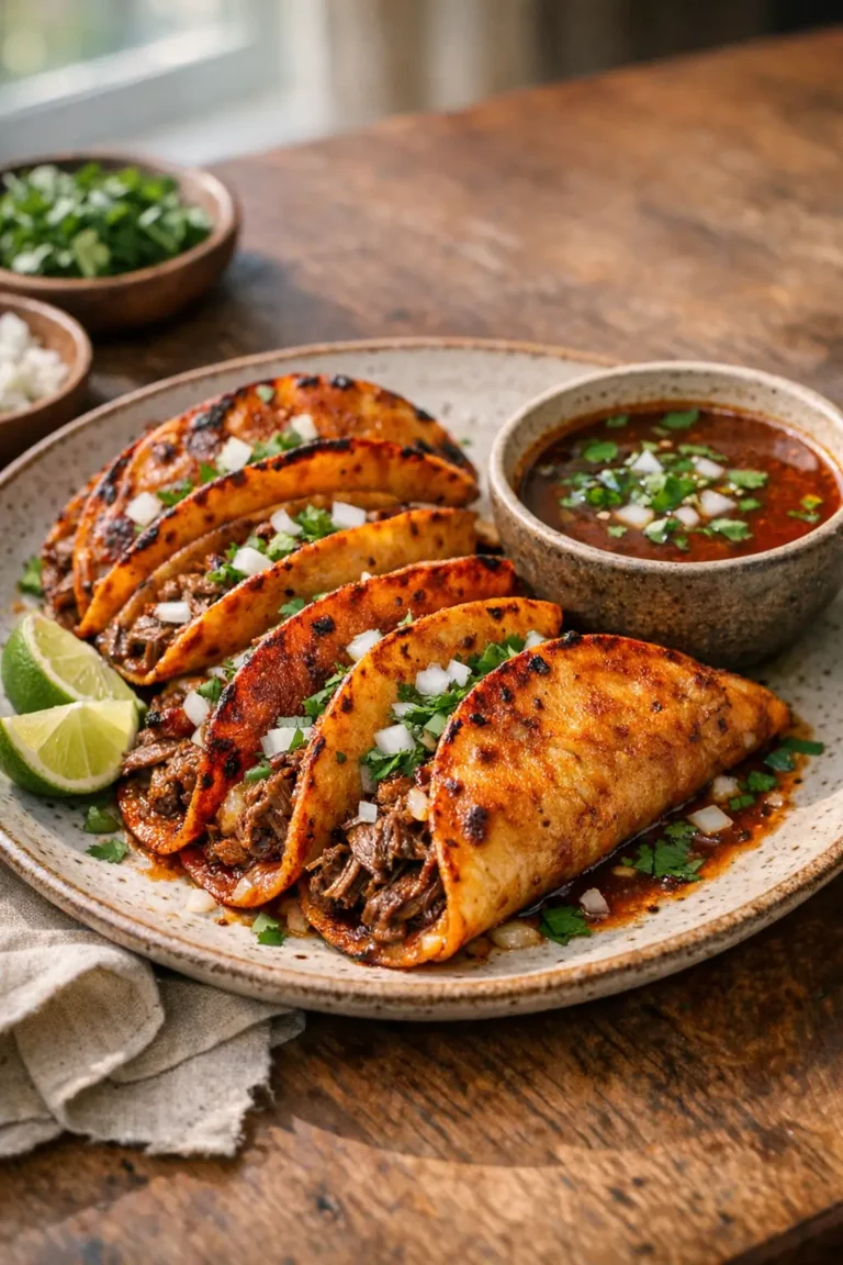 Birria Tacos at Home: Crispy Comfort, Step-by-Step