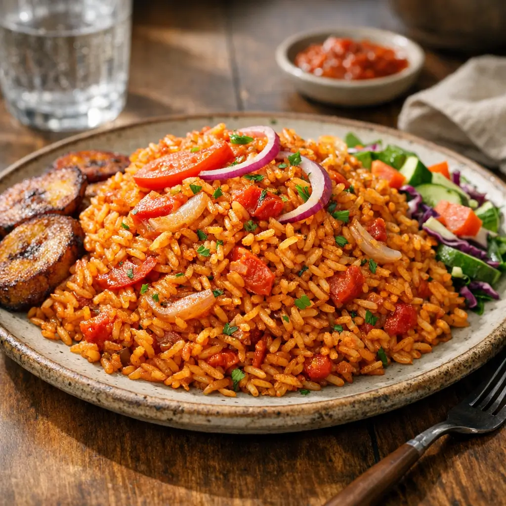 Classic Nigerian Jollof Rice Made Weeknight-Easy