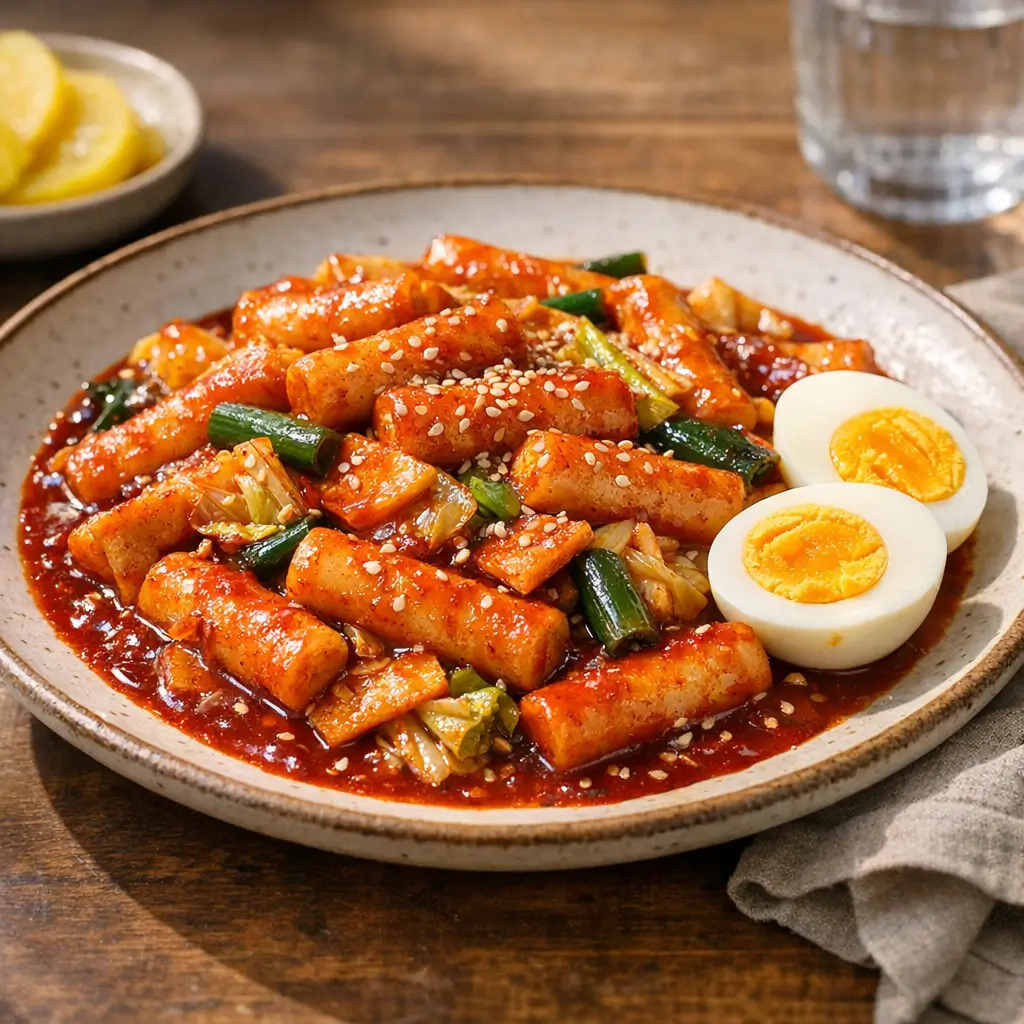 Easy Tteokbokki at Home, Chewy Rice Cakes Tonight