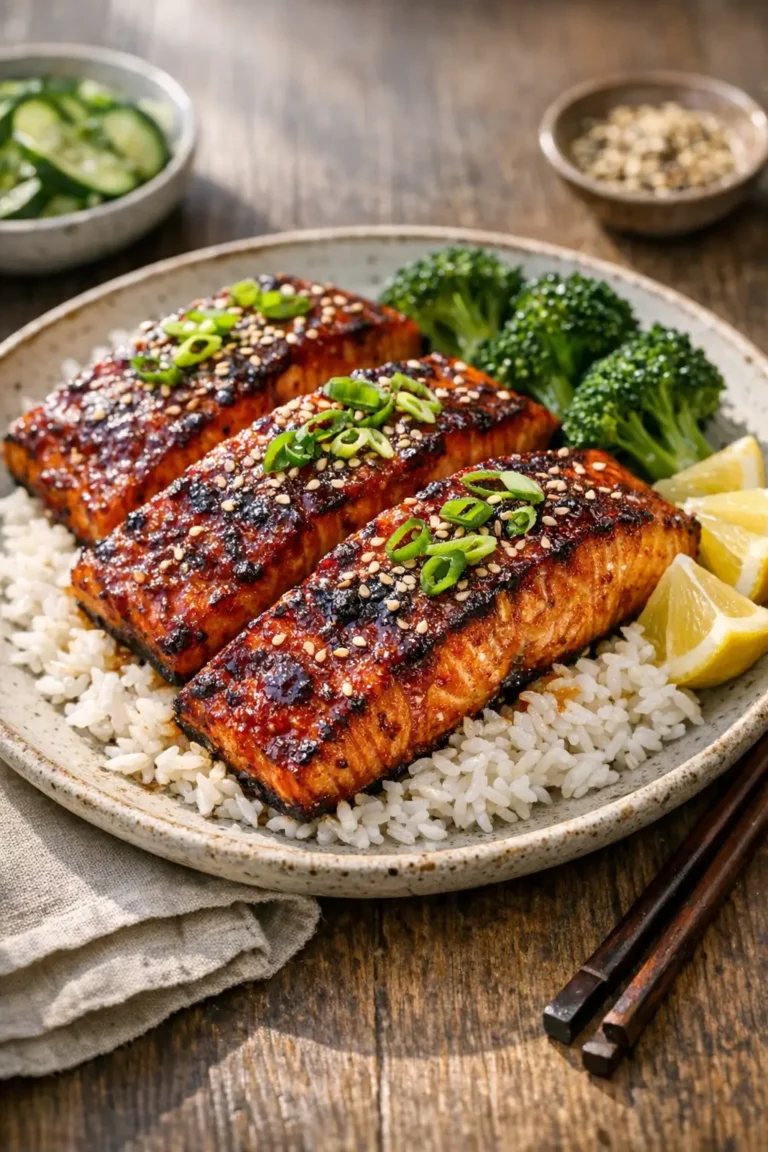 Weeknight Gochujang Butter Salmon With Charred Edges
