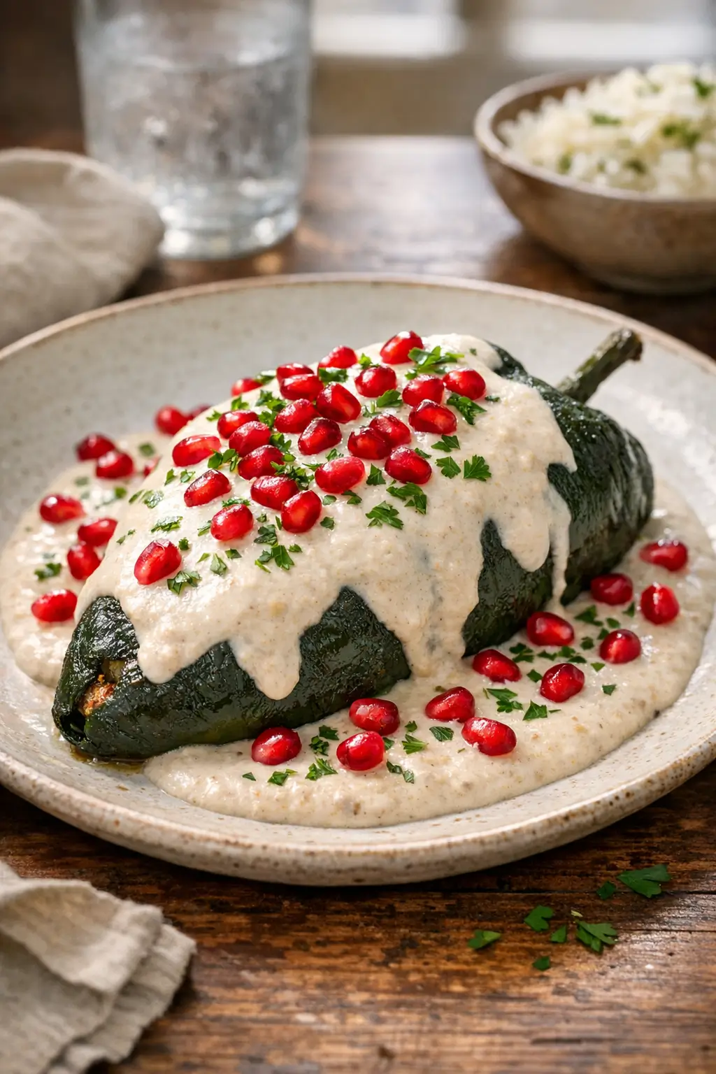 Simplified Chiles en Nogada with Make-Ahead, Freezer Tips