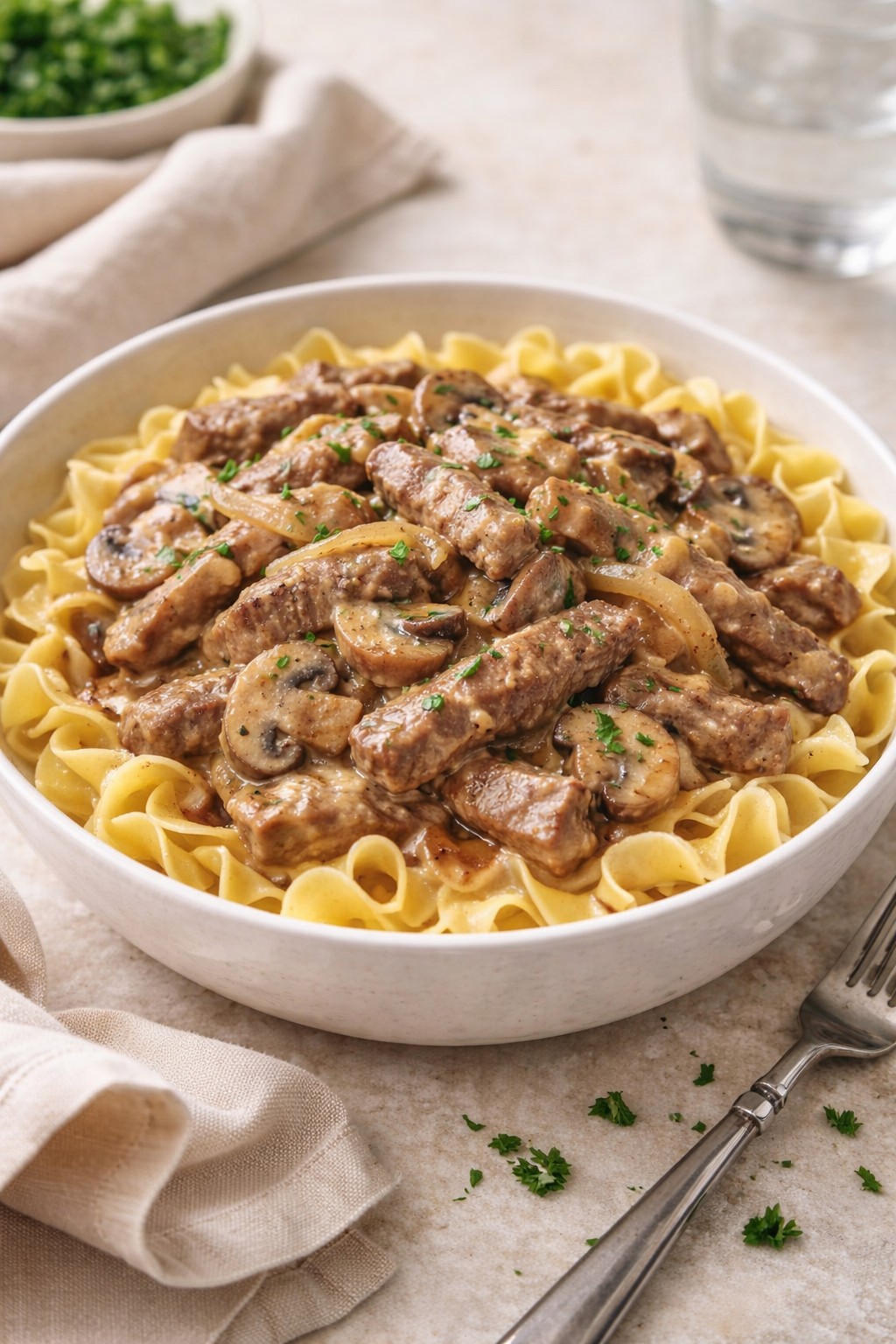 Beef Stroganoff Made Easy: Tender Beef, Silky Sauce