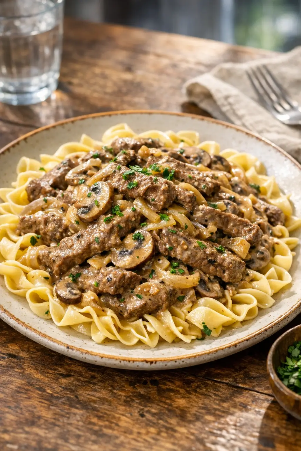 Beef Stroganoff Made Easy: Tender Beef, Silky Sauce
