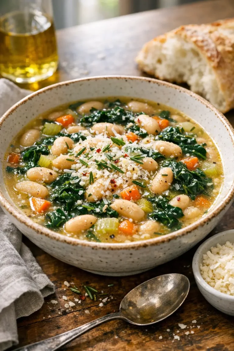 Tuscan White Bean Soup with Kale in 35 Minutes