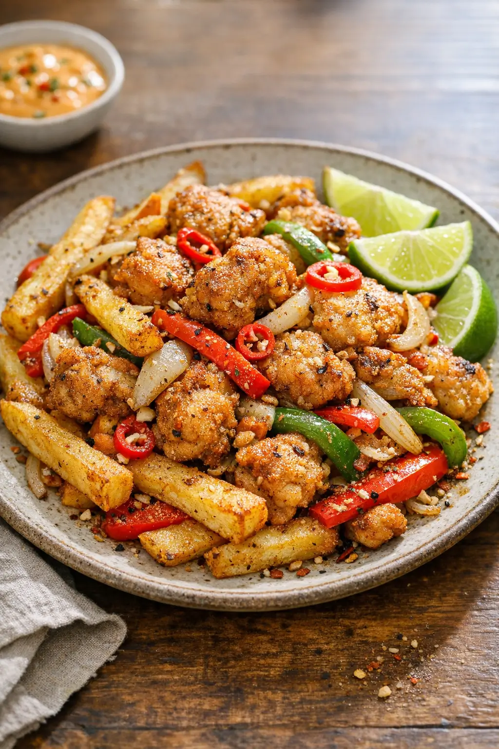 Dublin Spice Bag Chicken & Chips, Oven‑Crisp at Home