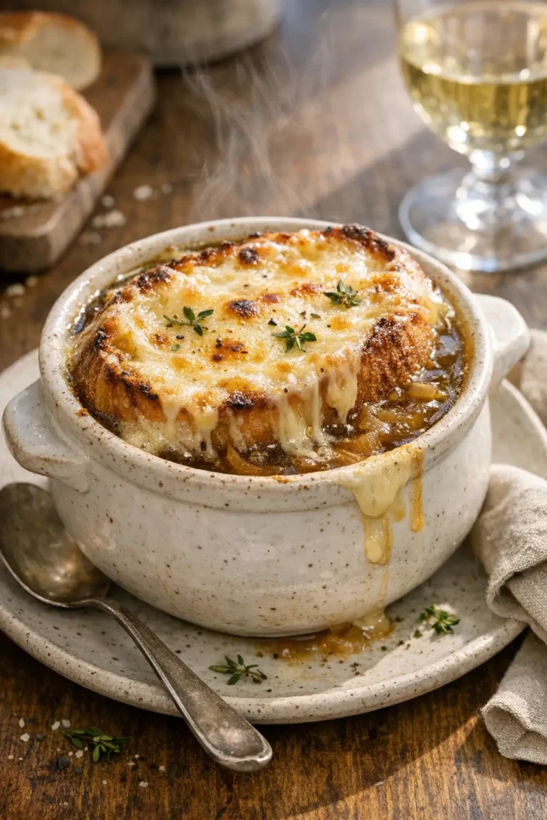 French Onion Soup with Deep Flavor, Simple Steps