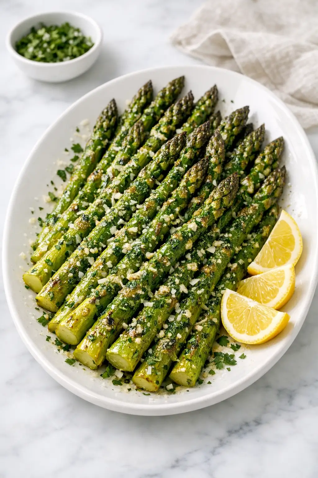 Garlic Herb Roasted Asparagus in 15 Minutes