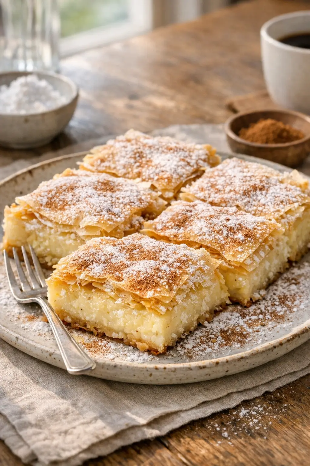 Greek Bougatsa Made Easy: Crisp Phyllo, Creamy Semolina