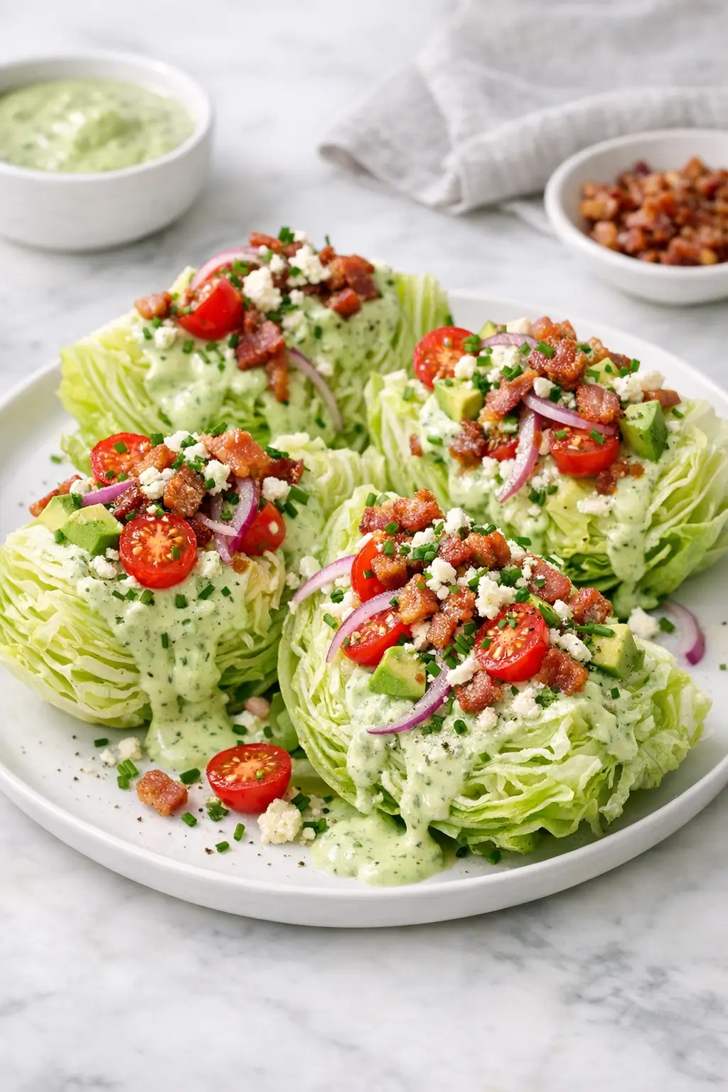 Iceberg Wedge Salad With Green Goddess Ease