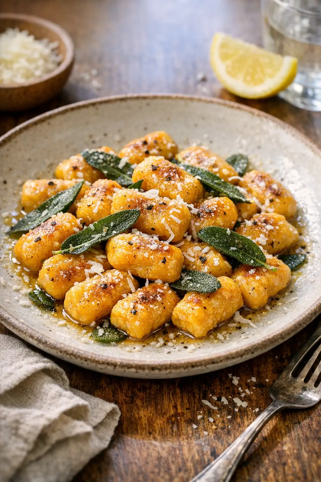 Pumpkin Gnocchi with Sage Butter Sauce for Cozy Nights