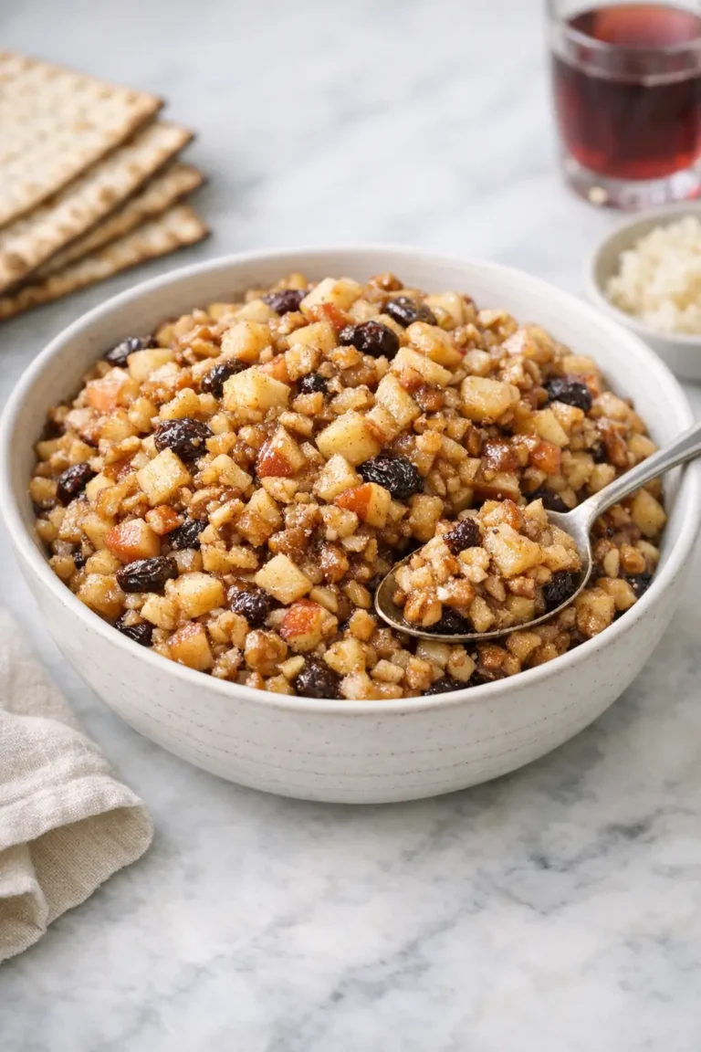 Charoset with Apples and Walnuts for Easy Passover Prep