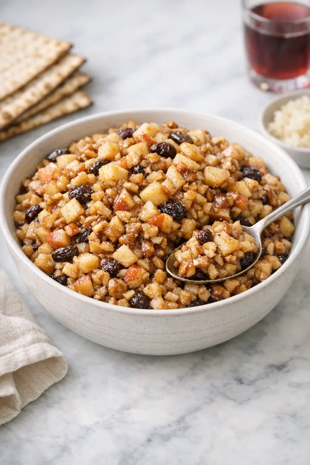 Charoset with Apples and Walnuts for Easy Passover Prep