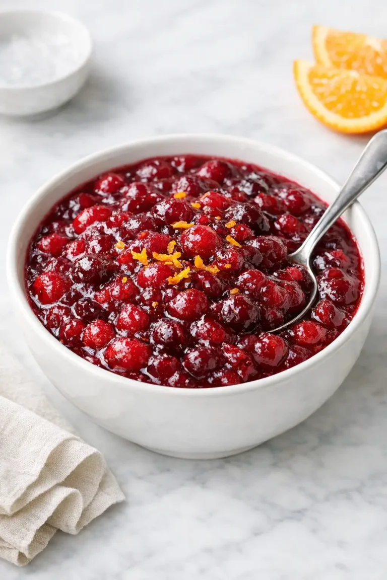 Classic Cranberry Sauce with Orange Zest Ease