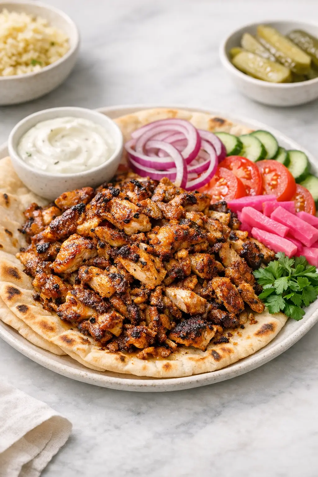Crispy Chicken Shawarma That Beats Takeout