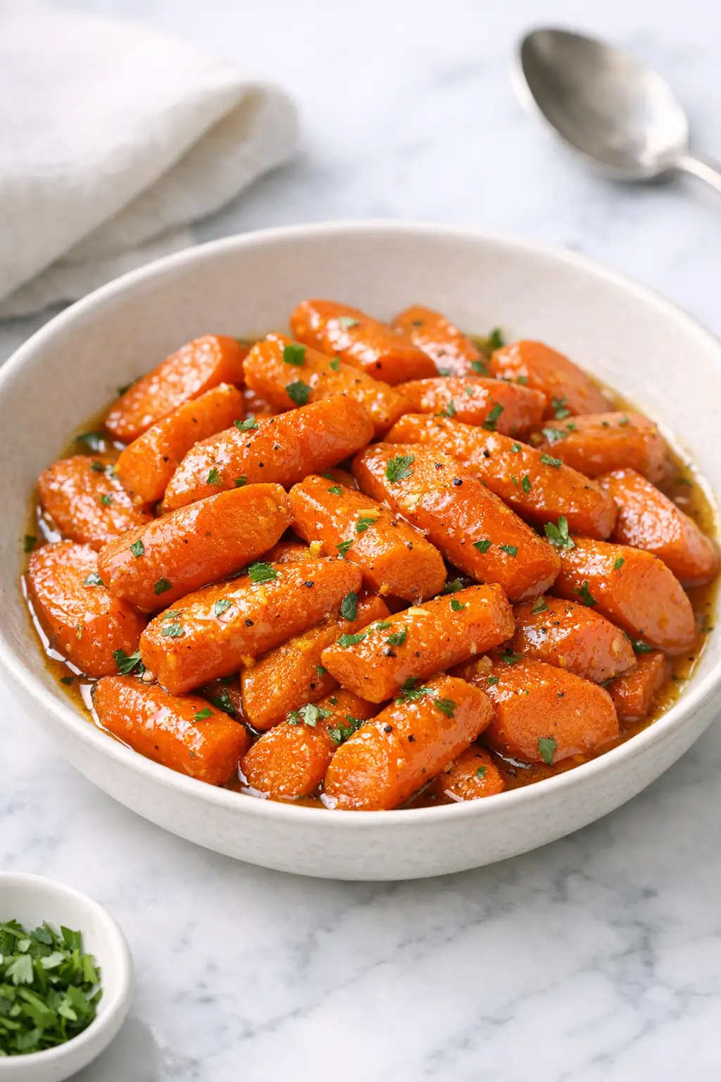Glazed Carrots With Orange and Honey Tonight