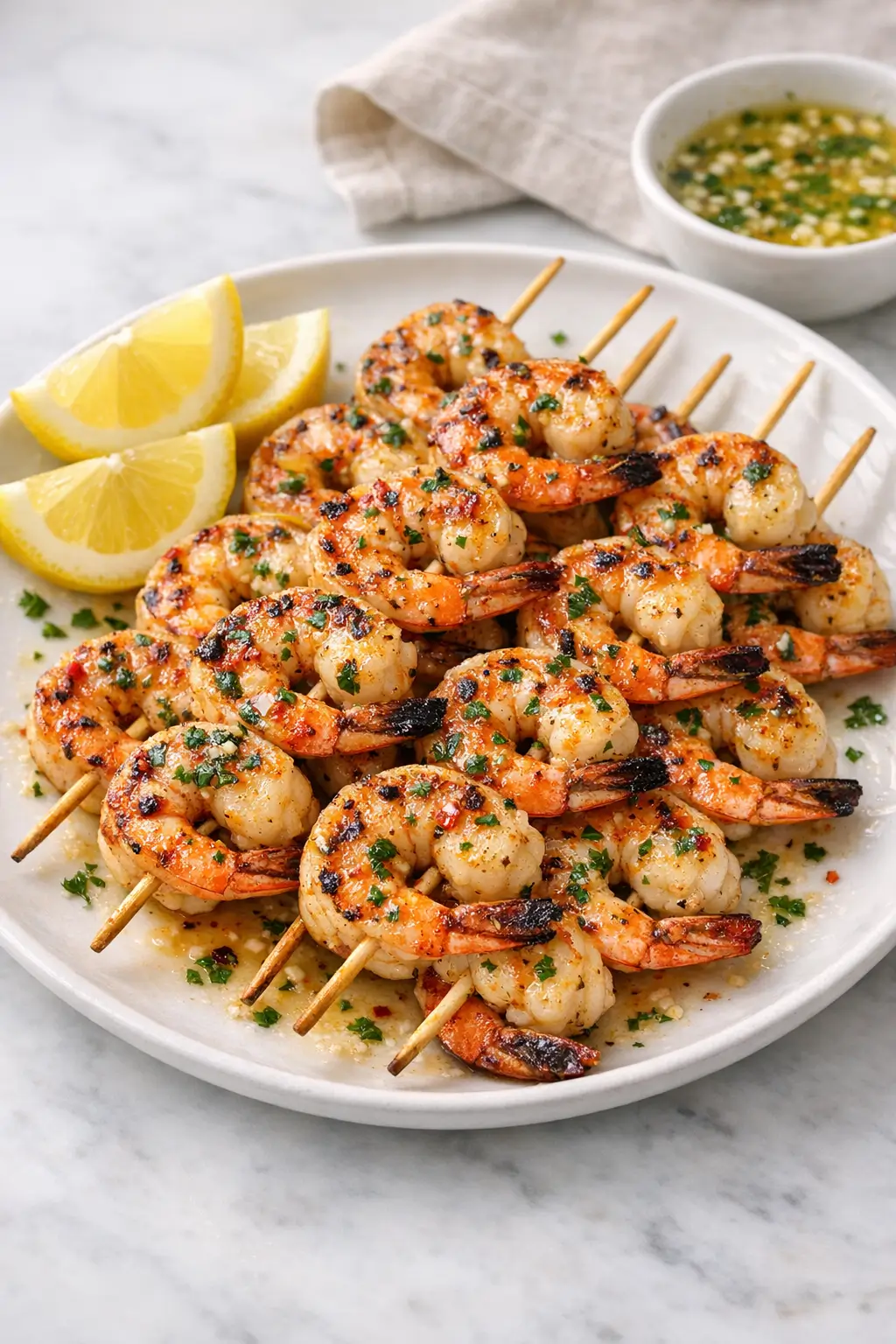 Grilled Shrimp Skewers with Garlic Butter Ease