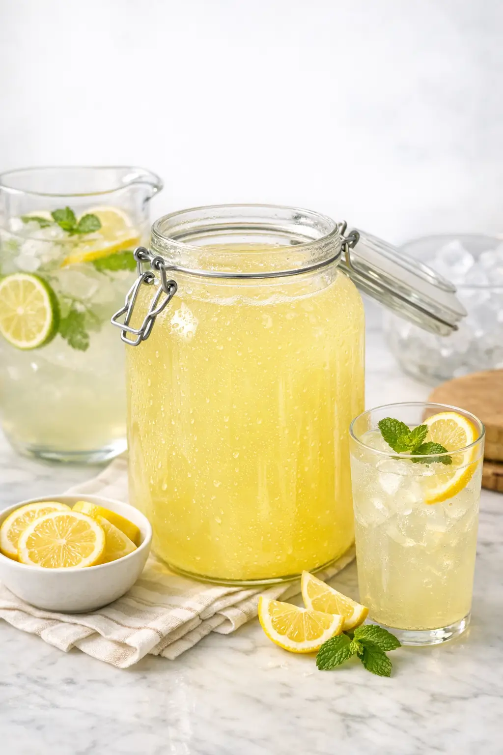 Homemade Lemonade Concentrate for Easy Party Stations