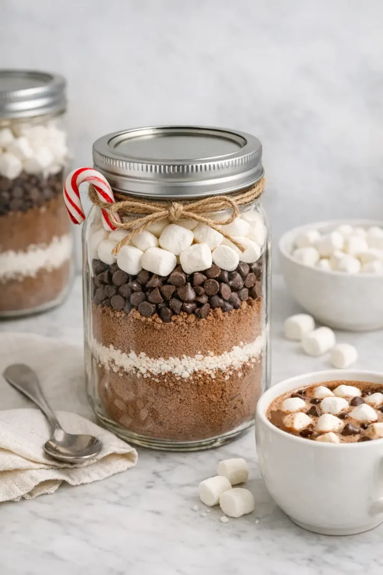 Giftable Hot Chocolate Mix in a Jar Guide