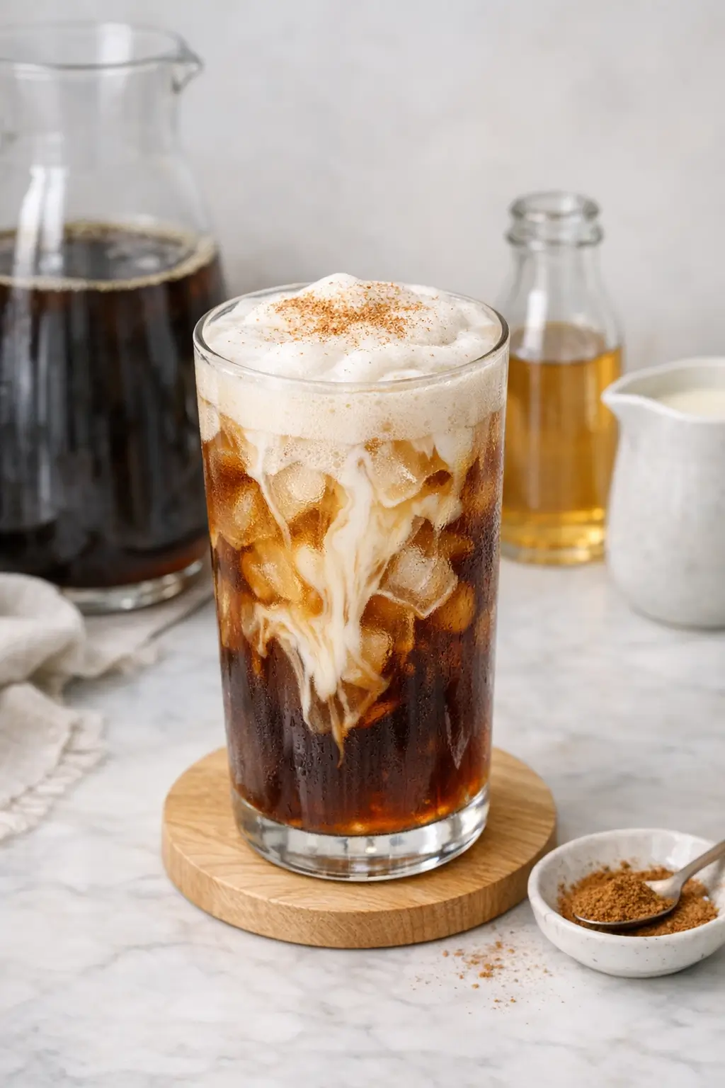 Iced Coffee Bar with Vanilla Sweet Cream Magic