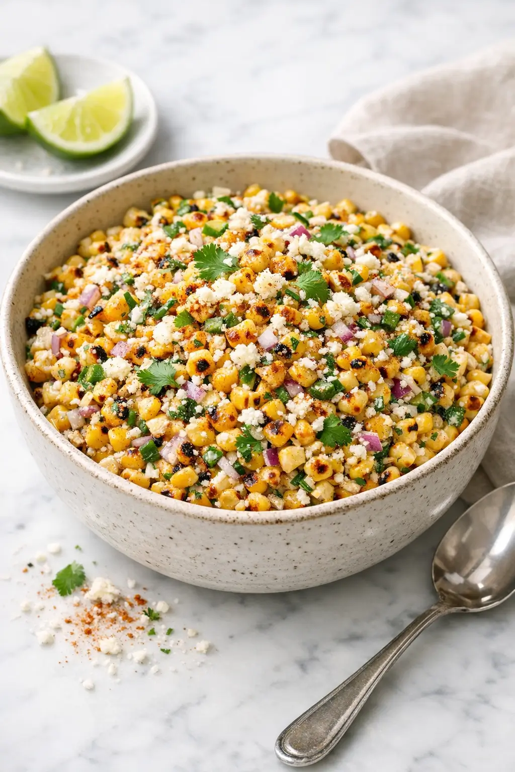 Big Bowl Mexican Street Corn Salad for Sharing