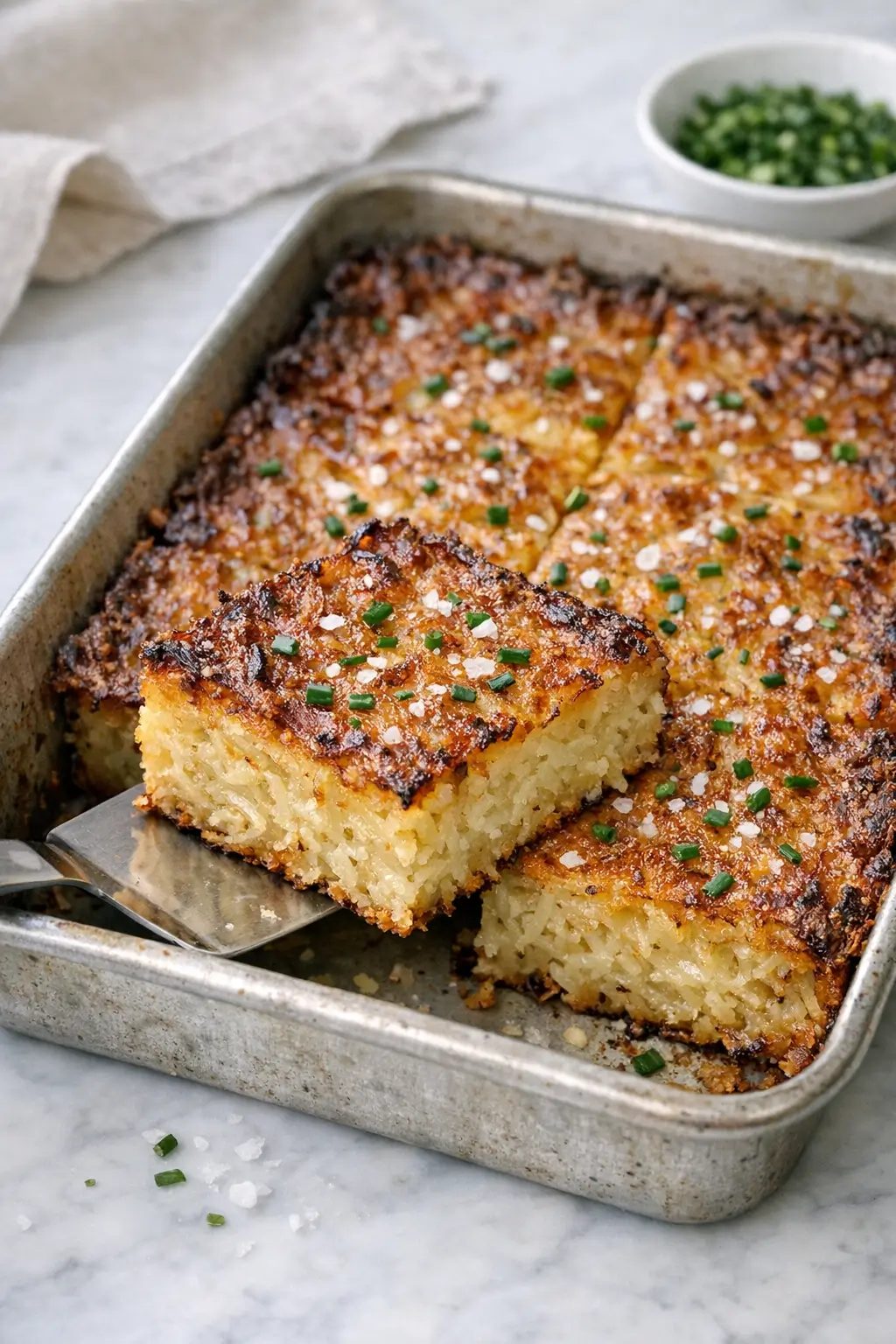 Potato Kugel With Crispy Edges for Passover