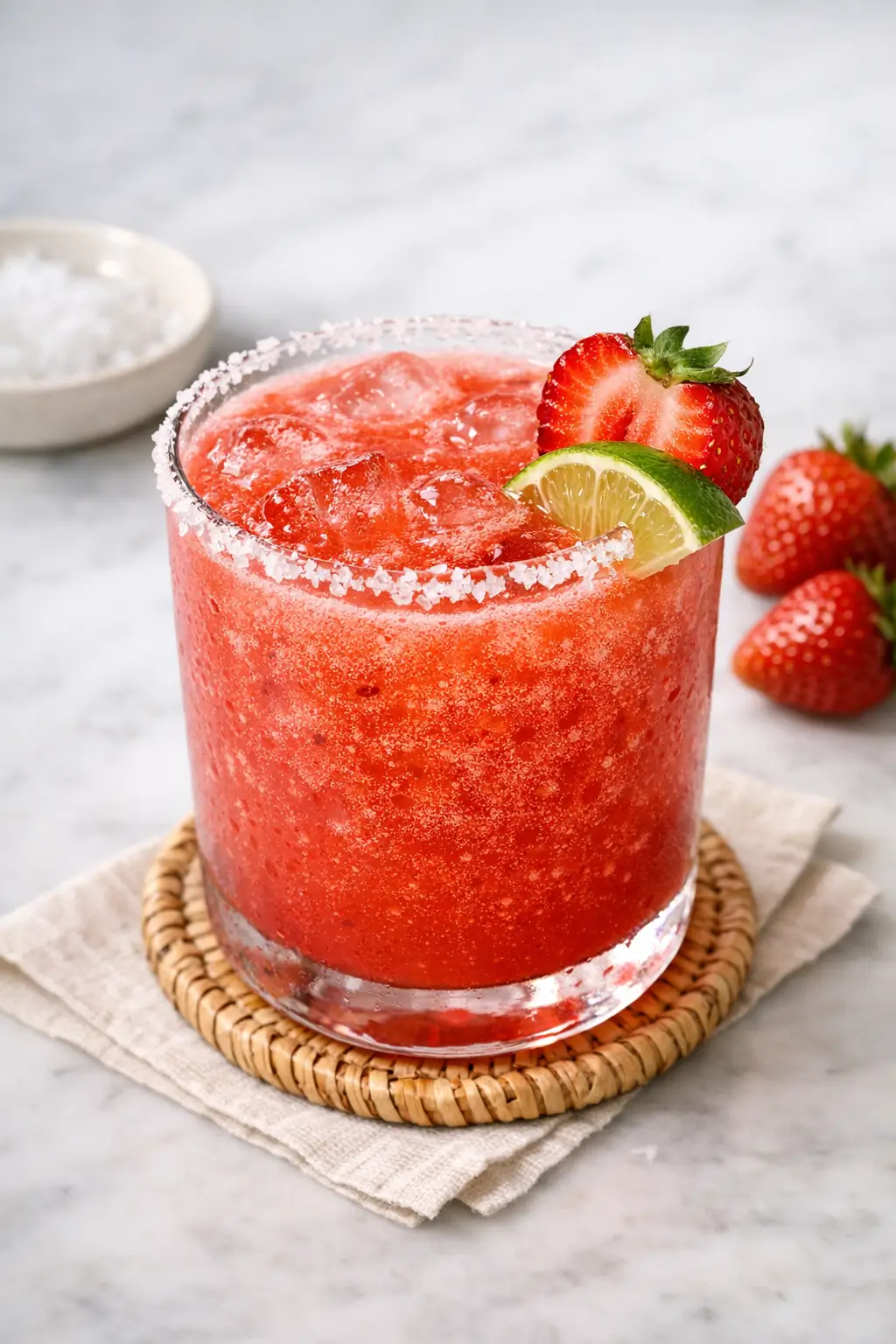 Strawberry Margarita Mocktail for Easy Cinco de Mayo