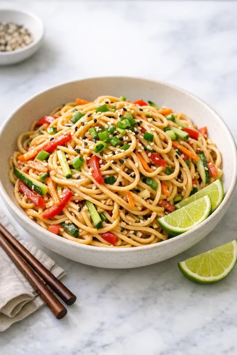 Cold Sesame Noodle Salad Busy Picnics Rely On