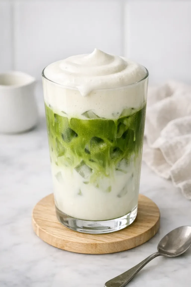 Copycat Matcha With Vanilla Cold Foam at Home