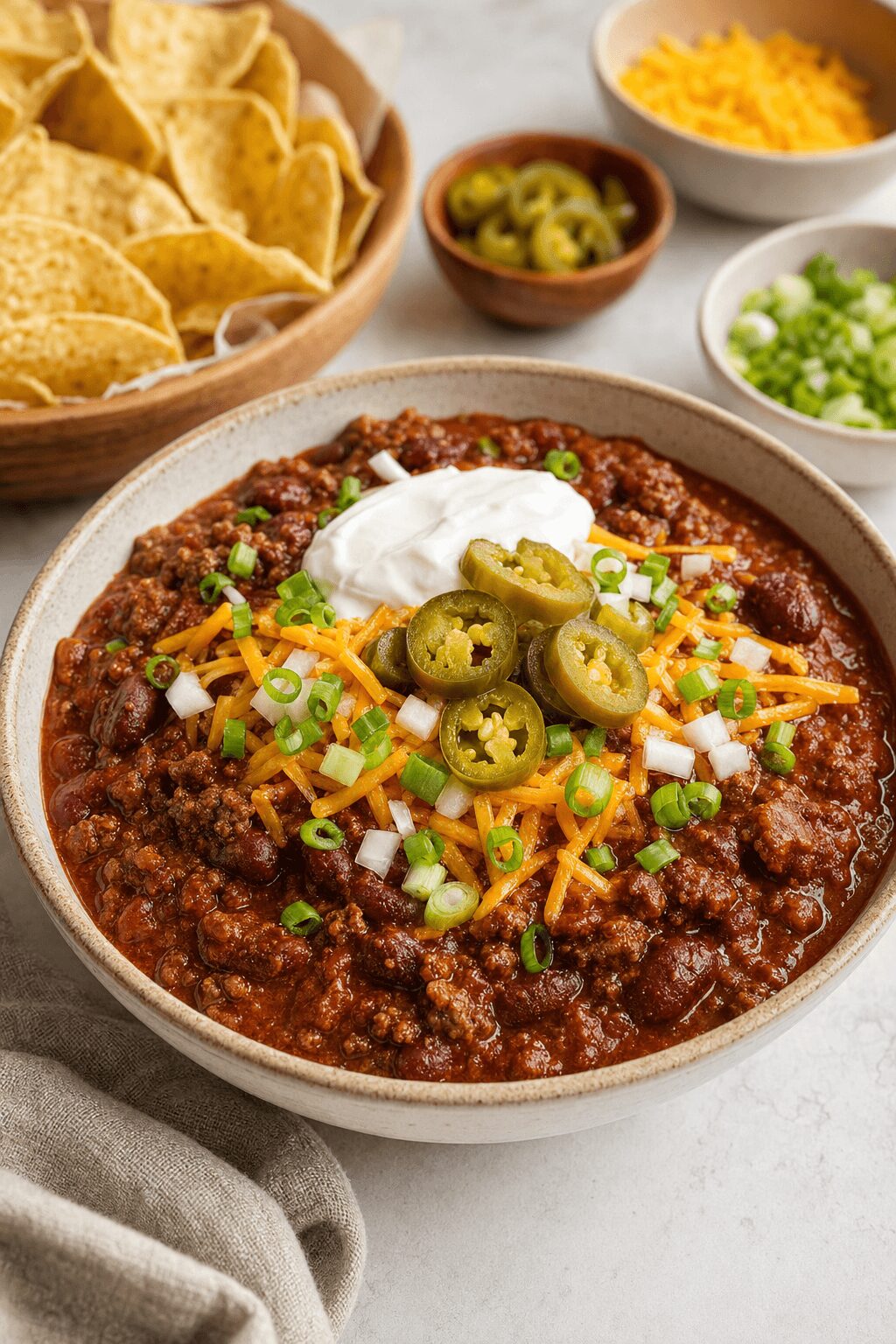 Crockpot Chili for the First Football Weekend Win