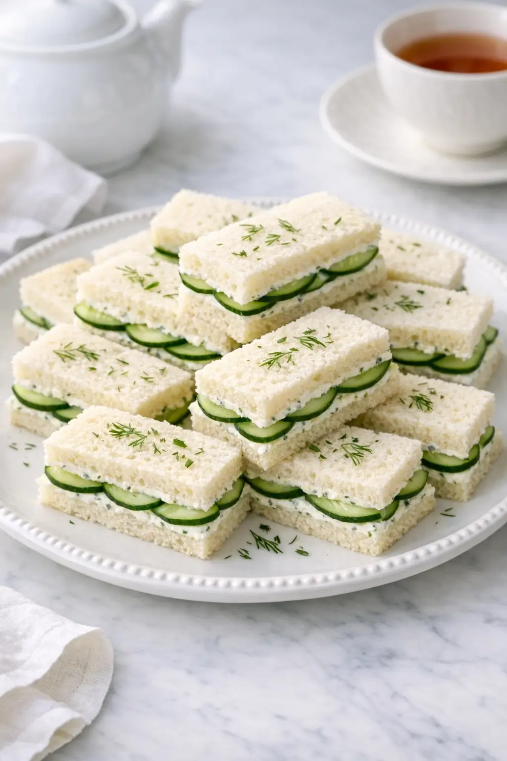Cucumber Sandwiches for Easy Summer Tea Parties