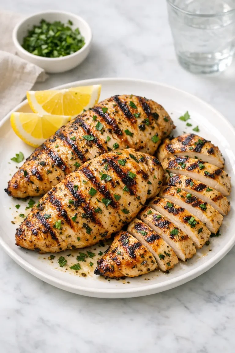 Grilled Chicken with Lemon Herb Marinade Made Easy
