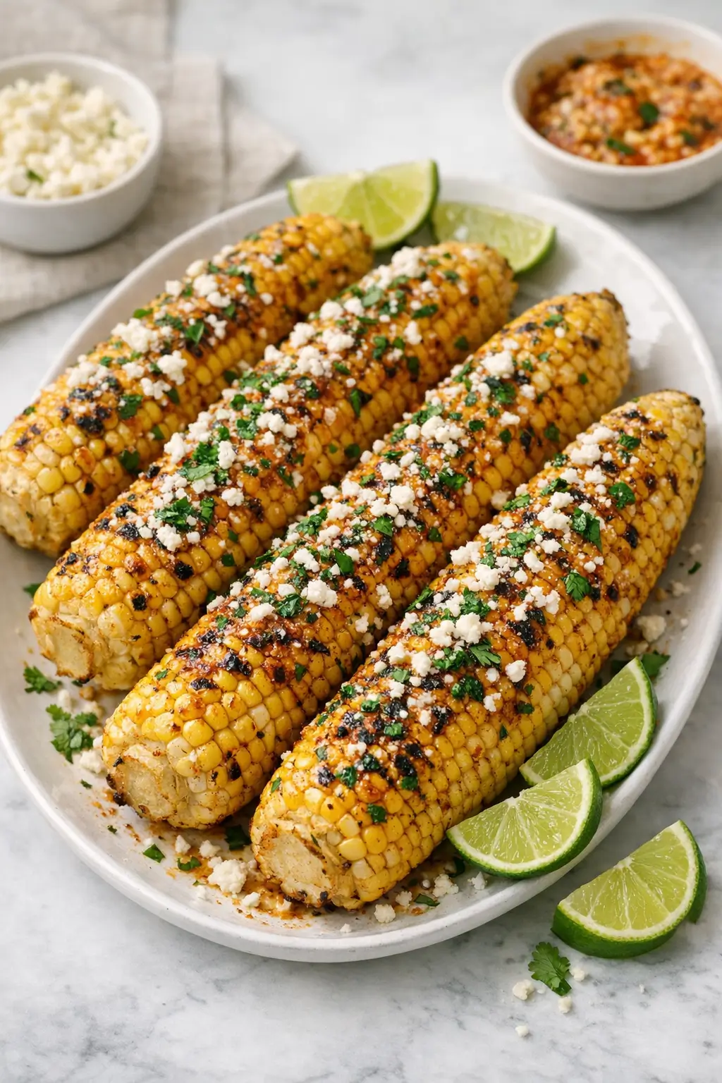 Grilled Corn on the Cob with Chili Lime Butter