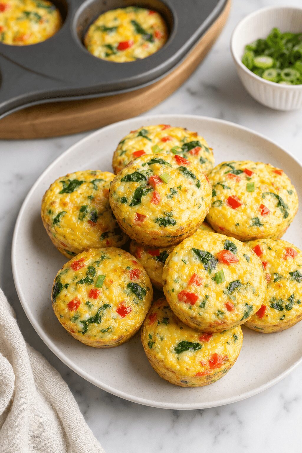 High Protein Cottage Cheese Egg Bites for Busy Mornings
