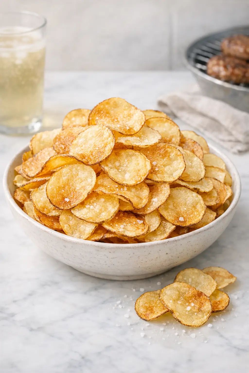 Homemade Potato Chips for Easy Backyard Snacking