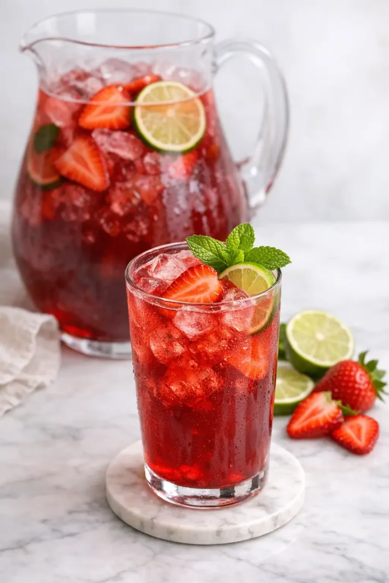 Juneteenth Red Drink Strawberry Hibiscus Punch