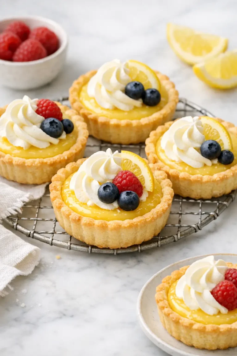 Lemon Tartlets with Creamy Filling Made Simple
