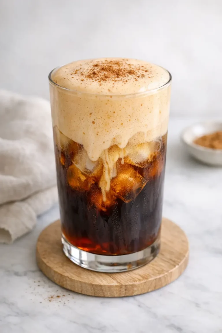 Pumpkin Spice Cold Brew with Sweet Cream Foam at Home