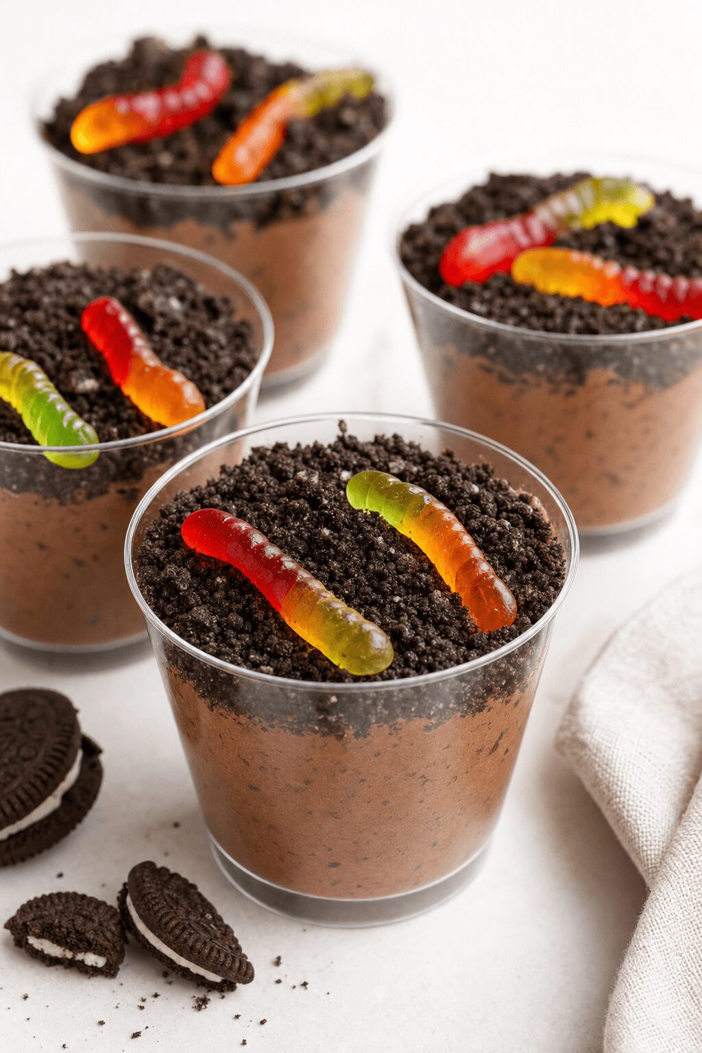 Halloween Dirt Cup Pudding Cups Kids Can Layer