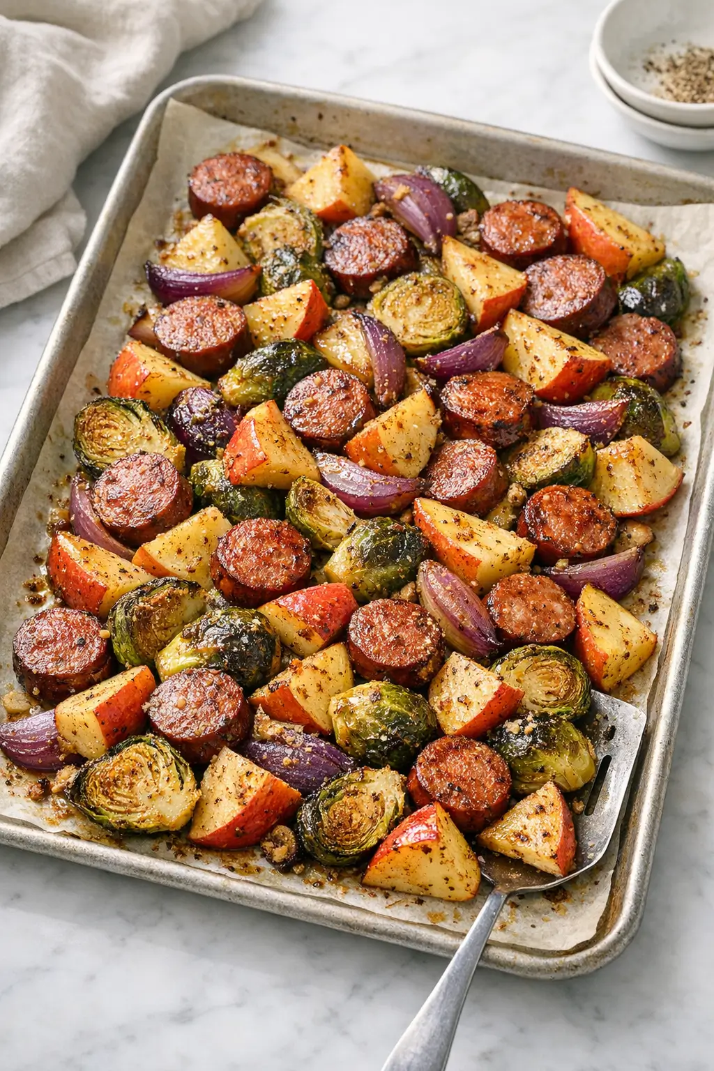 Sheet Pan Sausage and Apples for Busy Nights