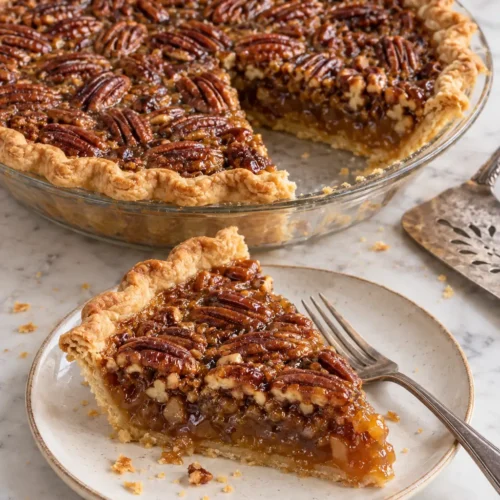 Classic Pecan Pie Without Corn Syrup That Slices Clean