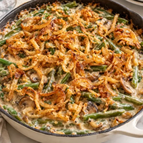 Green Bean Casserole From Scratch, No Canned Soup Needed