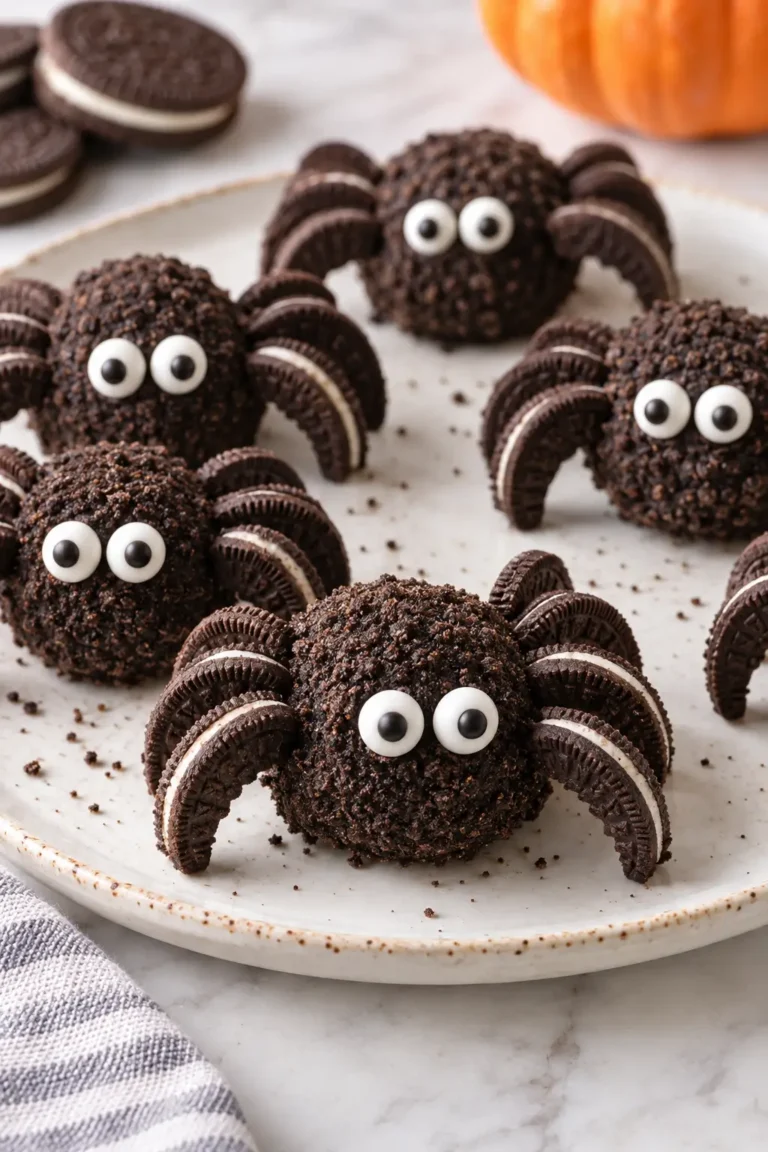 Halloween Oreo Balls Kids Can Help Turn Into Spiders