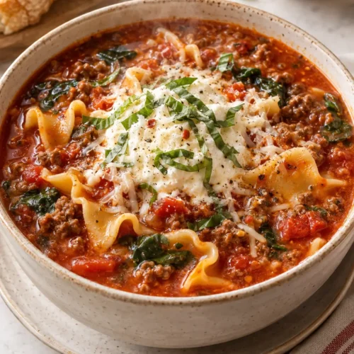 One-Pot Lasagna Soup for Cozy Nights, No Layering Needed